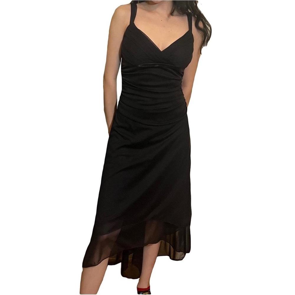 Y2K black gothic formal dress